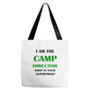 camp director Tote Bags