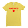 bangladesh international team national country Ladies Fitted T-Shirt
