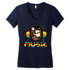 music Women's V-Neck T-Shirt