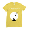 david gilmour on island Ladies Fitted T-Shirt