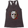 jason voorhees mask Racerback Tank