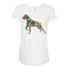 zentangle Maternity Scoop Neck T-shirt