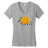 orange juice Women's V-Neck T-Shirt