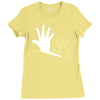 shadow puppet rabbit Ladies Fitted T-Shirt