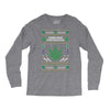 smoke weed ugly sweater Long Sleeve Shirts