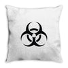 biohazard Throw Pillow