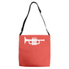 trumpet funny jazz music new Adjustable Strap Totes