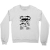 shark chart Crewneck Sweatshirt
