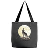 howl at the moon Tote Bags