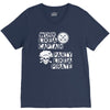 work like a captain party like a pirate V-Neck Tee