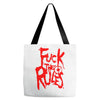 arch enemy fuck the rules Tote Bags