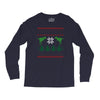 ugly dinosaur christmas Long Sleeve Shirts