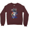 who loves golden retriever. Crewneck Sweatshirt