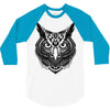 owl ornate 3/4 Sleeve Shirt