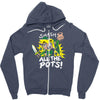 smash all the pots clearance Zipper Hoodie