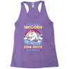 I Wish I Were A Unicorn So I Could Stab Idiots With My Head Racerback Tank