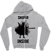 fortnite sniper inside Zipper Hoodie