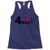 july 4 independence day Racerback Tank