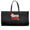 banter claus funny Weekender Totes