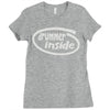 drummer inside Ladies Fitted T-Shirt