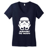 support the troops Women's V-Neck T-Shirt