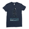 best dad in the galaxy Ladies Fitted T-Shirt
