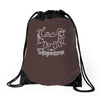 i am a stegosaurus Drawstring Bags