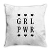 Girl Power Throw Pillow