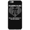 all time popular vr782 teaching is like pi best trending iPhone 6/6s Case
