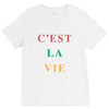 Cest La Vie V-Neck Tee