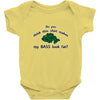 my bass look fat Baby Onesie