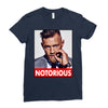 conor mcgregor notorious Ladies Fitted T-Shirt