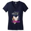 who loves chihuahua Women's V-Neck T-Shirt