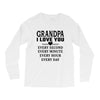 I Love You Grandpa Long Sleeve Shirts