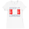 keep it lowered Ladies Fitted T-Shirt