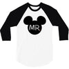 Mr. and Mrs. Matching 3/4 Sleeve Shirt