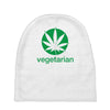 vegetarian sweet leaf Baby Beanies