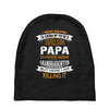 Super Cool Papa Of A Freaking Awesome Granddaughter Baby Beanies