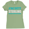 scott sterling the man the myth the legend Ladies Fitted T-Shirt