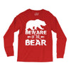 Beware Of The Bear Long Sleeve Shirts