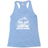 This Guy Loves Camping With His Friend Racerback Tank
