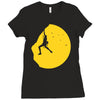 adrenaline addict rock climbing Ladies Fitted T-Shirt