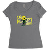 unacceptable! Women's Triblend Scoop T-shirt