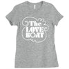 the love boat classic tv show title logo sign youth Ladies Fitted T-Shirt