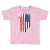 sa distress flag cool american Toddler T-shirt