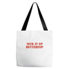 suck it up butter cup Tote Bags