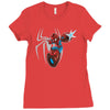 mega spidy Ladies Fitted T-Shirt