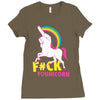 unicorn funny Ladies Fitted T-Shirt