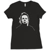 michael myers Ladies Fitted T-Shirt