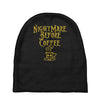nightmare before coffee Baby Beanies